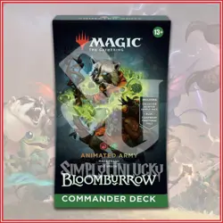 MAGIC THE GATHERING Animated Army Bloomburrow Commander Deck BLC - Image 1