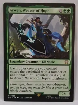 MTG Arwen, Weaver of Hope x1 Commander: LotR, ToME Regular NM/PFresh! - Image 1