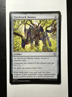 Patchwork Banner Bloomburrow Regular - Image 1