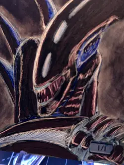 Metallic Sliver - Commander Magic The Gathering -*Altered Hand Painted * Alien - Image 4