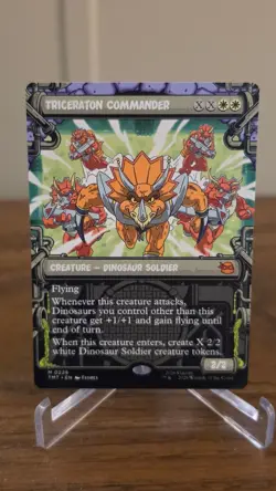 Triceraton Commander (Showcase) M Teenage Mutant Ninja Turtles 226 NM - Image 1