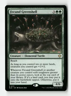 Fecund Greenshell - #171 - Non Foil - MTG - Near Mint - Image 1