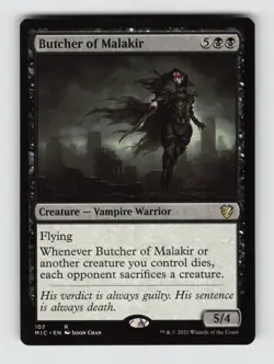 Butcher of Malakir*Non-Foil* Commander: Innistrad: Midnight Hunt 107 NM - Image 1