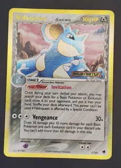 Nidoqueen 7/101 Ex Dragon Frontiers Holo Pokemon Stamped - Image 1