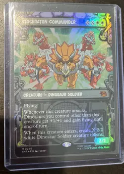 Triceraton Commander (Showcase) M Teenage Mutant Ninja Turtles TMT 0226 Foil - Image 1