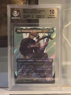 2025 MTG FINAL FANTASY #0548 THE WANDERING MINSTREL BGS 10 - Image 1