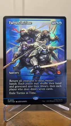 Turtles in Time Foil (Showcase) M Teenage Mutant Ninja Turtles 284 NM - Image 1