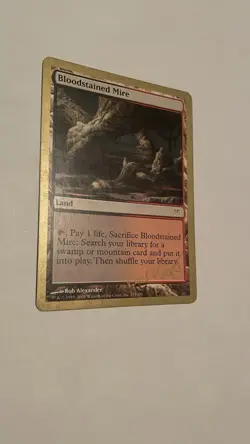 Bloodstained Mire BerlinAugust 2003 new World Championship MTG Gold - Image 1