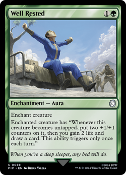 Well Rested [Fallout] Magic MTG - Image 1