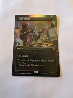 Dark Ritual – Foil – NM/M – UB: Teenage Mutant Ninja Turtles Eternal – MtG - Image 1