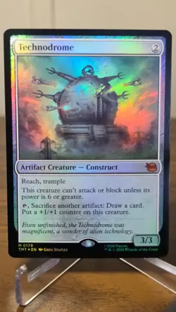 Technodrome Foil M Teenage Mutant Ninja Turtles 179 NM - Image 1