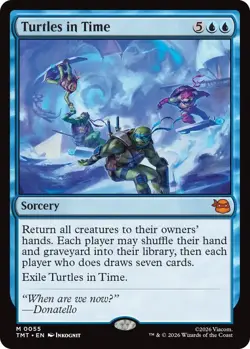 Turtles in Time [TMT - 55] - NM [Foil] TCG MTG - Image 1