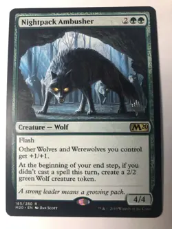 Nightpack Ambusher MTG Core 2020 Promo Pack NM - Image 1