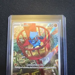 Riolu Black Star Promo 010 Mint Condition Pokemon Holo Card Rare - Image 2