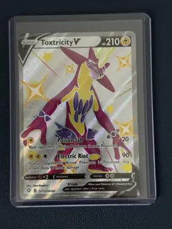 Pokemon - Toxtricity V - SV112/SV122 - SWSH Shining Fates - Shiny Vault Card - Image 1
