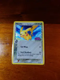 Pokemon Pikachu Delta Species 79/110 Holon Phantoms Holo Stamped MP - Image 1