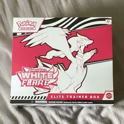 Pokemon Scarlet & Violet White Flare Elite Trainer Box Reshiram English - Image 1