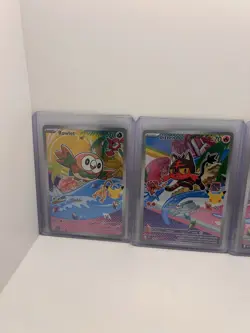 Pokemon TCG: First Partners Illustration Collection-1 Set of Gen 7 Starters - Image 2