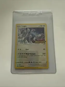 Lugia Pokemon Sword & Shield Vivid Voltage SWSH069 BLACK STAR PROMO - Image 1