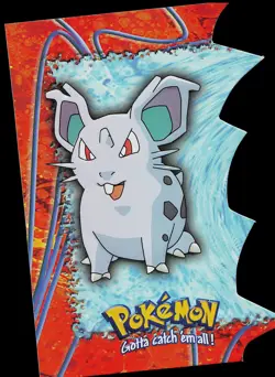 Pokemon Card - Topps Blue Logo Nidoran #29 Die Cut - Image 1