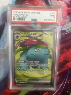Pokemon TCG Venusaur Ex Holo Ultra Rare 182/165 PSA 9 - Image 1