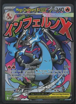 Mega Charizard X ex - 023 023 Pokemon ME: Mega Evolution Promo Promo Near Mint - Image 1