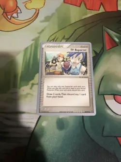 2005 World Championship Pokemon Bright Aura TV Reporter #88/97 Ex Dragon - Image 1