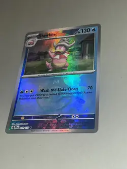 Pokemon TCG Slowking Prismatic Evolutions Holo Card 019/131 Master Ball Pattern - Image 4
