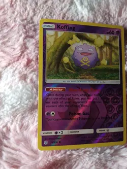KOFFING 76/236 REVERSE HOLO COMMON POKEMON TCG: SUN & MOON - COSMIC ECLIPSE - Image 2