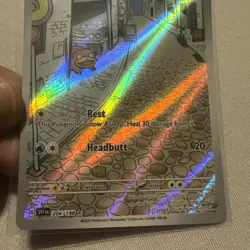 Pokemon TCG Slowpoke 204/198 Illustration Rare, Scarlet and Violet Base Set Card - Image 3