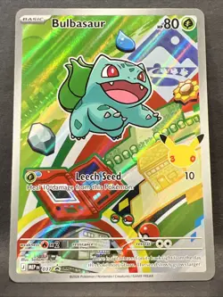 Pokemon Bulbasaur MEP 037 First Partner Illustration Rare Promo 30th Anniversary - Image 1