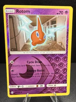 Rotom [Reverse Holofoil]86/236 Pokemon Sm-Cosmic Eclipse (Reverse Holo) NM - Image 1