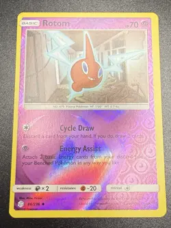 Rotom [Reverse Holofoil]86/236 Pokemon Sm-Cosmic Eclipse (Reverse Holo) NM - Image 3