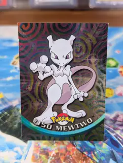 Pokemon Topps Series 3 Mewtwo Silver Foil #150 LP - Image 1