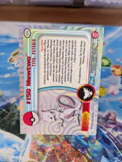 Pokemon Topps Series 3 Mewtwo Silver Foil #150 LP - Image 2