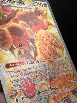 Pokemon TCG Dachsbun EX 169/142 Special Illustration Stellar Crown - PACK FRESH - Image 3