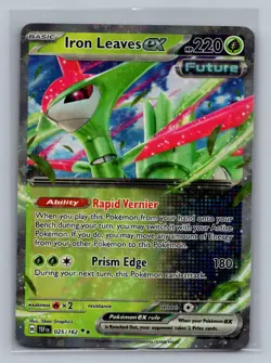Iron Leaves ex 025/162 Double Rare Temporal Forces Pokemon Near Mint - Image 1