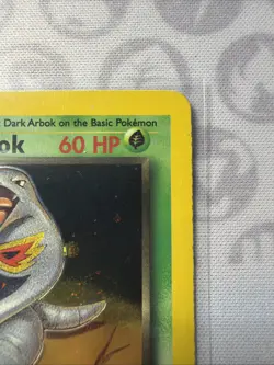 Pokemon TCG Dark Arbok Team Rocket 2 Holo Unlimited Holo Rare LP W/swirl - Image 4