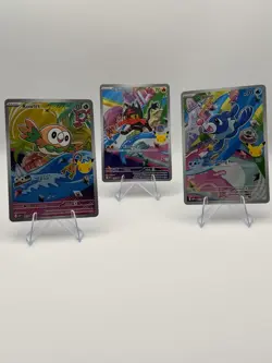 Pokemon TCG First Partner Illustration Collection Alola: Rowlet, Litten, Popplio - Image 1
