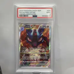 Pokemon TCG Lucario VSTAR SWSH291 Promo Card Crown Zenith PSA 9 - Image 1
