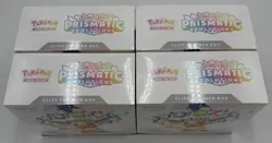 Pokemon TCG Prismatic Evolutions ETB Sealed x 4 - Image 3