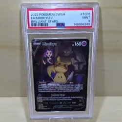 Pokemon Mimikyu V TG16/TG30 PSA 9 Brilliant Stars - Image 1