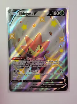 Eldegoss V Full Art SWSH84 Holographic Black Star Promo Pokemon TCG Near Mint - Image 1