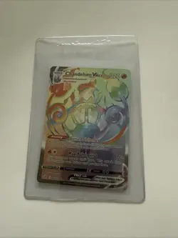 Pokemon Chandelure VMAX (Secret) Secret Rare SWSH08: Fusion Strike 265/264 NM - Image 1