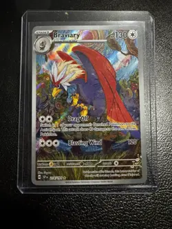 Pokemon TCG Braviary Illustration Rare Card 214/191 Surging Sparks - Image 1
