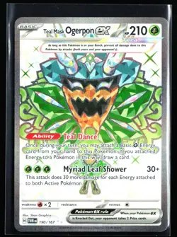 2024 Scarlet & Violet - Twilight Masquerade Teal Mask Ogerpon ex #190 Full Art - Image 1