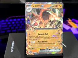 GOLEM EX DOUBLE RARE 076/165 151 POKEMON NM - Image 1