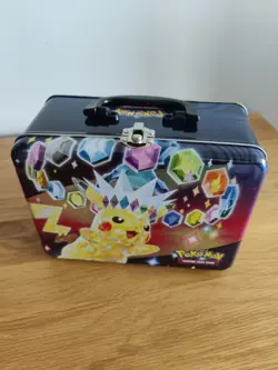 Pokemon Collectors Chest Tin Fall 2023 Pikachu (No Packs/Promos) - Image 1