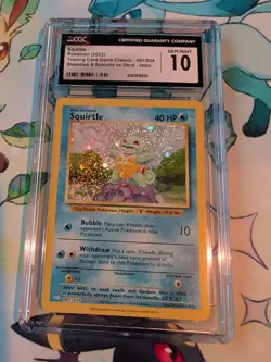 ✨Squirtle 001/034 CLB Classic Box Holo Rare Pokemon TCG CGC 10 Gem Mint✨ - Image 1