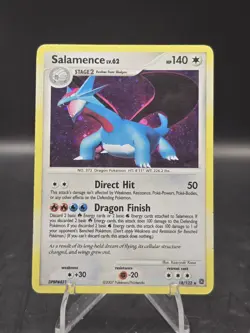 Pokemon TCG Salamence 18/132 Secret Wonders Holo Rare LP - Image 1
